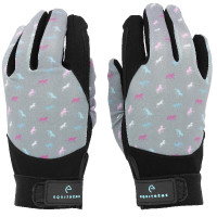 Gants Equithème Maelle Enfant Gris Gants Equithème Maelle Enfant Gris
