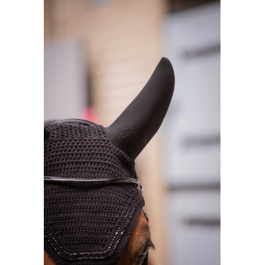 Bonnet pour chevaux Pénélope Soundless Strass Noir