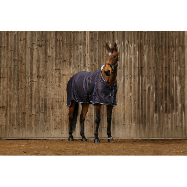 Overhemd Equithème Vague Marineblauw