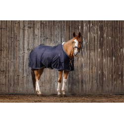 Equithème Micro mesh overhemd Marineblauw Equithème Micro mesh overhemd Marineblauw