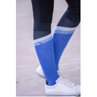 Chaussettes d'équitation Pénélope Fun Bleu / blanc Chaussettes d'équitation Pénélope Fun Bleu / blanc