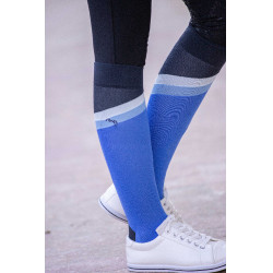 Chaussettes d'équitation Pénélope Fun Bleu / blanc Chaussettes d'équitation Pénélope Fun Bleu / blanc