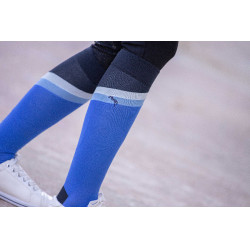 Chaussettes d'équitation Pénélope Fun Bleu / blanc Chaussettes d'équitation Pénélope Fun Bleu / blanc