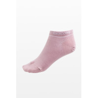 Chaussettes Harcour Suzanne par 3 Noir / rose Chaussettes Harcour Suzanne par 3 Noir / rose