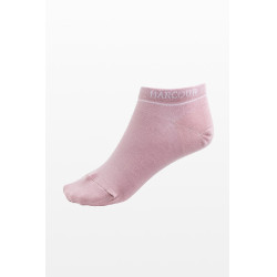 Chaussettes Harcour Suzanne par 3 Noir / rose Chaussettes Harcour Suzanne par 3 Noir / rose