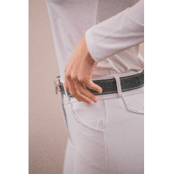 Polo de concours Pénélope Séville Mesh manches longues Blanc Polo de concours Pénélope Séville Mesh manches longues Blanc