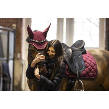 Tapis de selle Lami-Cell Galaxy Velvet Bordeaux Tapis de selle Lami-Cell Galaxy Velvet Bordeaux