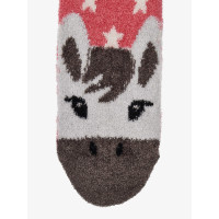LeMieux Fluffy Character Sokken Chancer Bruin LeMieux Fluffy Character Sokken Chancer Bruin
