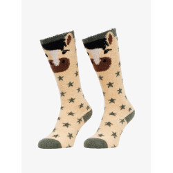 Chaussettes LeMieux Fluffy Character Dream Beige Chaussettes LeMieux Fluffy Character Dream Beige