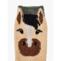 LeMieux Fluffy Character Sokken Chancer Bruin