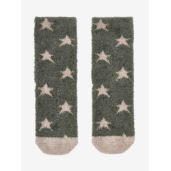 Chaussettes rayées Sabrina Mini LeMieux Amande Marron
