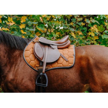 Zadeldek Equithème Quadri Kameel Bruin