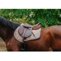 Tapis de selle Equithème Quadri Beige Tapis de selle Equithème Quadri Beige