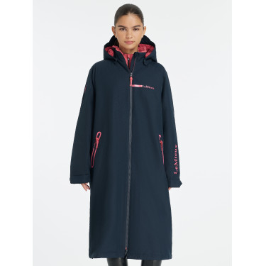 Lange waterdichte jas LeMieux HydroShield Marine Marineblauw Lange waterdichte jas LeMieux HydroShield Marine Marineblauw