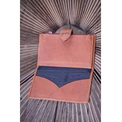 Portefeuille Pénélope Bertille Cognac Marron