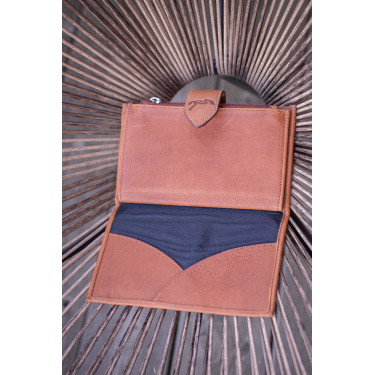 Portefeuille Pénélope Bertille Cognac Marron