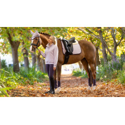 Tapis LeMieux Merino+ Suede Dressage Square Lilac Violet