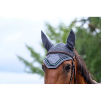 Bonnet chasse mouche Equithème Domino Bleu Bonnet chasse mouche Equithème Domino Bleu