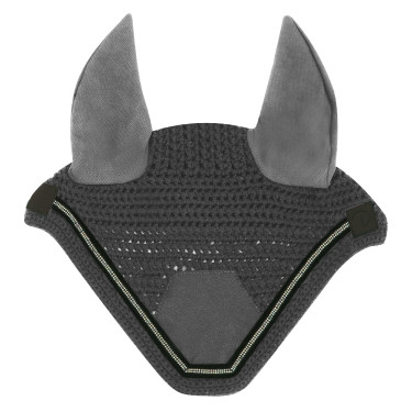 Bonnet chasse mouche Equithème Domino Gris Bonnet chasse mouche Equithème Domino Gris