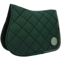 Tapis de selle Equithème Badge 2.0 Vert foncé