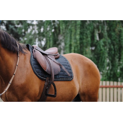 Tapis de selle Equithème Domino Vert