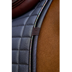Tapis de selle Equithème Domino Gris