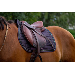 Tapis de selle Equithème Domino Violet