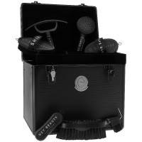 Coffre de pansage Equithème Je t'aime Amande Marron