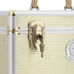 Coffre de pansage Equithème Je t'aime Amande Marron