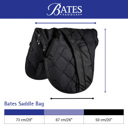 Sac à selle Bates Noir Sac à selle Bates Noir