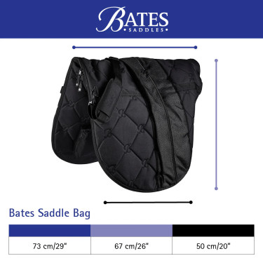 Sac à selle Bates Noir Sac à selle Bates Noir