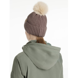 Geribde LeMieux Clara-oorvriend Walnoot Bruin Geribde LeMieux Clara-oorvriend Walnoot Bruin