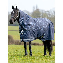 LeMieux Arika Star buiten deken 100 g Marine Marineblauw