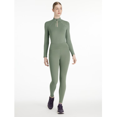 Pull-on d’équitation LeMieux brossé Natalie femme Rosemary Vert Pull-on d’équitation LeMieux brossé Natalie femme Rosemary Vert