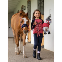 Mini LeMieux Nora geborstelde pull-on voor paardrijden Marine Marineblauw Mini LeMieux Nora geborstelde pull-on voor paardrijden Marine Marineblauw