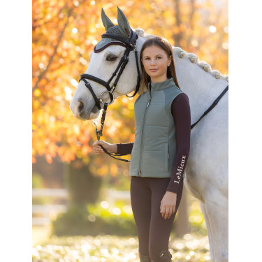 Mouwloos trainingsvest Young Rider LeMieux Pammy Rozemarijn Groen Mouwloos trainingsvest Young Rider LeMieux Pammy Rozemarijn Groen