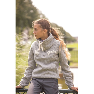 Sweat Pénélope Pépita Gris Sweat Pénélope Pépita Gris