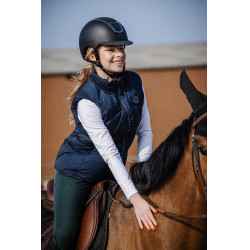 Mouwloze bodywarmer Equithème Lina dames Marineblauw Mouwloze bodywarmer Equithème Lina dames Marineblauw