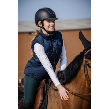 Mouwloze bodywarmer Equithème Lina dames Marineblauw Mouwloze bodywarmer Equithème Lina dames Marineblauw