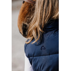 Doudoune sans manches Equithème Lina femme Bleu marine