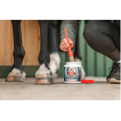 Onguent naturel Leovet Huf Lab avec pinceau