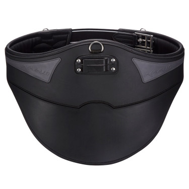 Korte singel Acavallo Gel & PVC Zwart