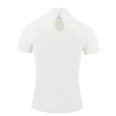 Polo Equithème London manches courtes Blanc Polo Equithème London manches courtes Blanc