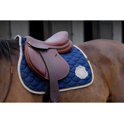 Tapis de selle Equithème Denim Bleu marine Tapis de selle Equithème Denim Bleu marine