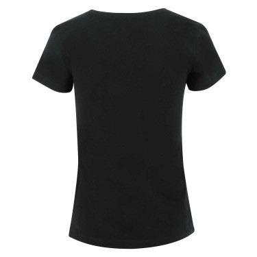 T-shirt Equithème Magali korte mouwen Zwart T-shirt Equithème Magali korte mouwen Zwart