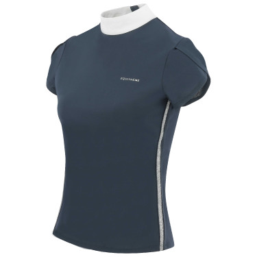 Polo Equithème Ocala manches courtes Bleu marine Polo Equithème Ocala manches courtes Bleu marine