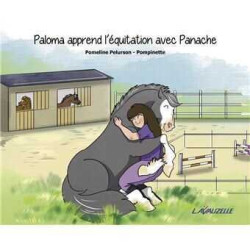 Paloma apprend l'équitation avec Panache