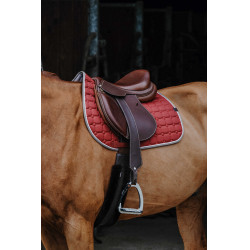 Tapis de selle Equithème Orion Cerise Rouge