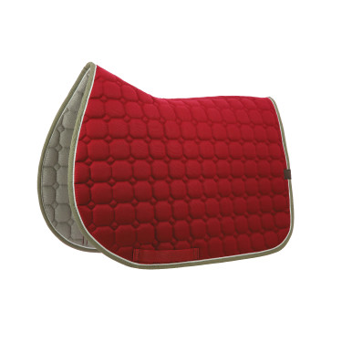 Tapis de selle Equithème Orion Cerise Rouge