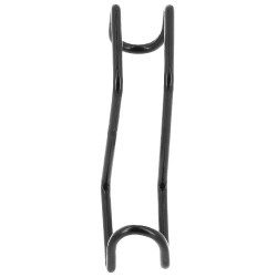 Korte hoofdstelhouder Hippotonic met haken Zwart Korte hoofdstelhouder Hippotonic met haken Zwart